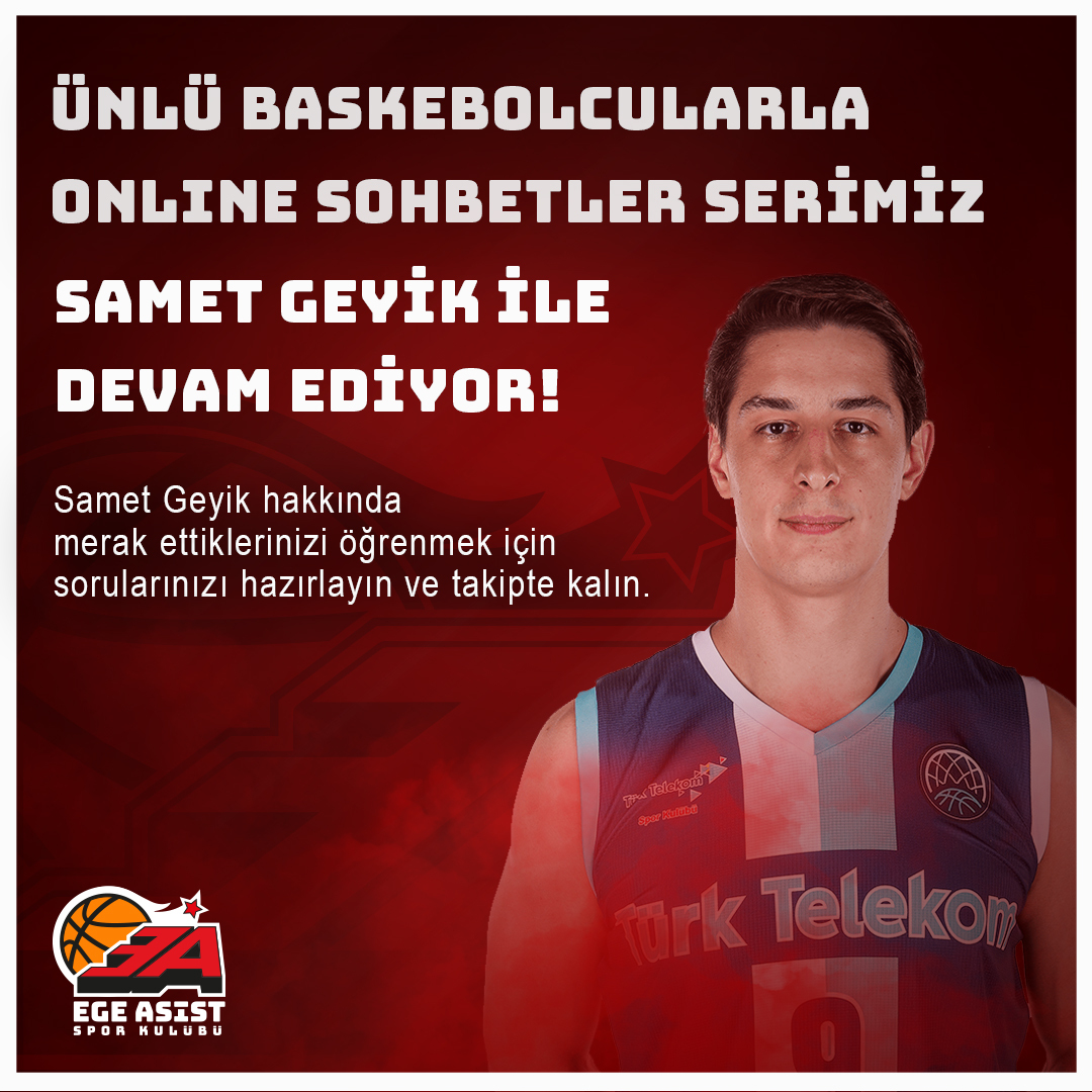 Bu haftaki konuğumuz Samet Geyik!