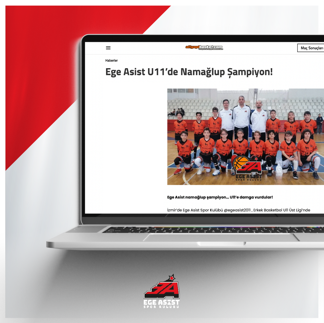 Ege Asist U11'de Namağlup Şampiyon!